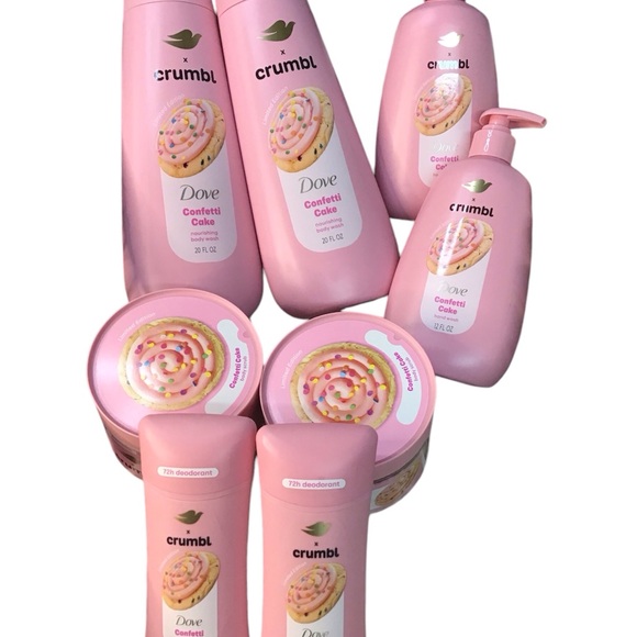 Dove Confetti Cake Bath & Body Set - Pink